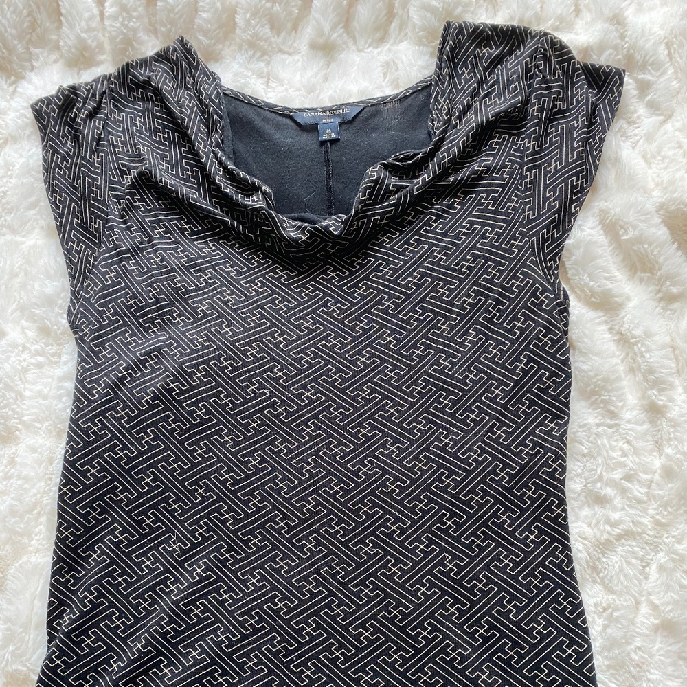 Banana Republic Cowl Neck Shirt Size PS